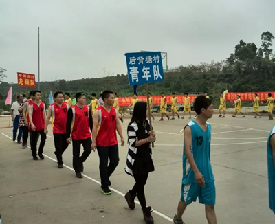 第一届PBA湛江村际篮球友谊赛在平田济村开赛，三支队伍参赛